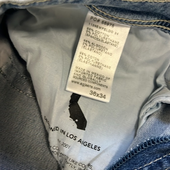 AG men’s jeans Dylan Slim Skinny 36 x 34 - Picture 3 of 8